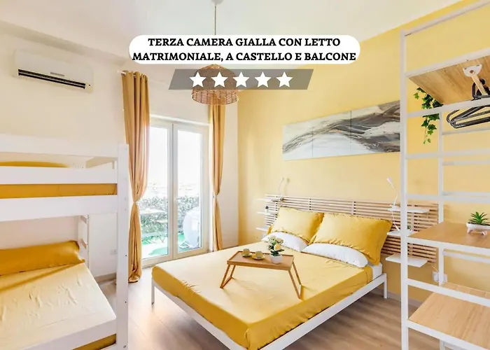 Panoramico E A 90 Metri Dal Mare Apartman Castel Volturno